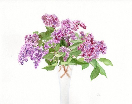 Lilacs in Glass