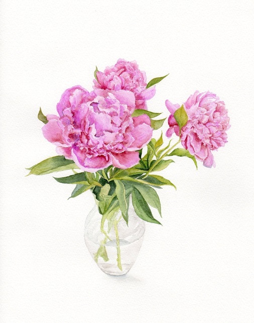 Peonies in Glass